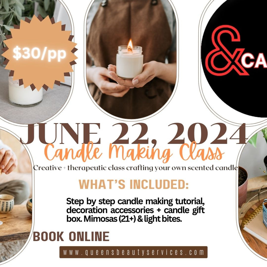 Candle Making Class June 22, 2024